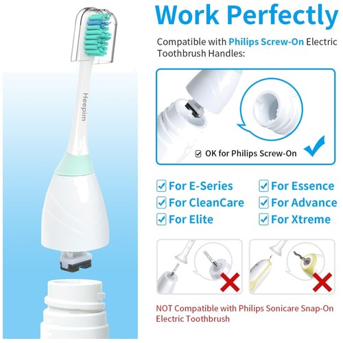 Pack toothbrush replacement - 6,