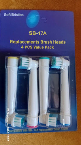 Electric toothbrush heads 4 - toothbrush, (4