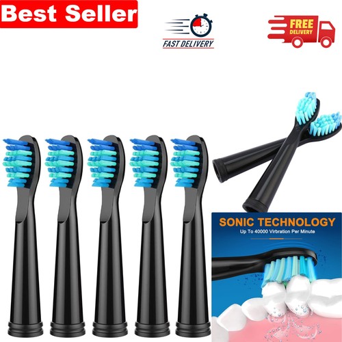 Replacement toothbrush heads - 5,