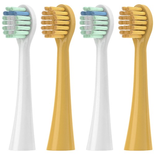 Soft toothbrush heads 4pcs - soft,