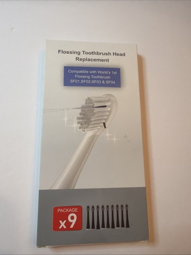 Flossing toothbrush head - toothbrush,